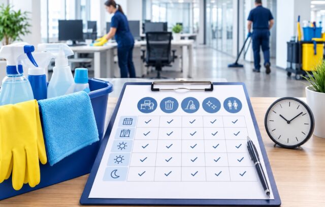 Create an Effective Cleaning Schedule for Offices and Commercial Buildings